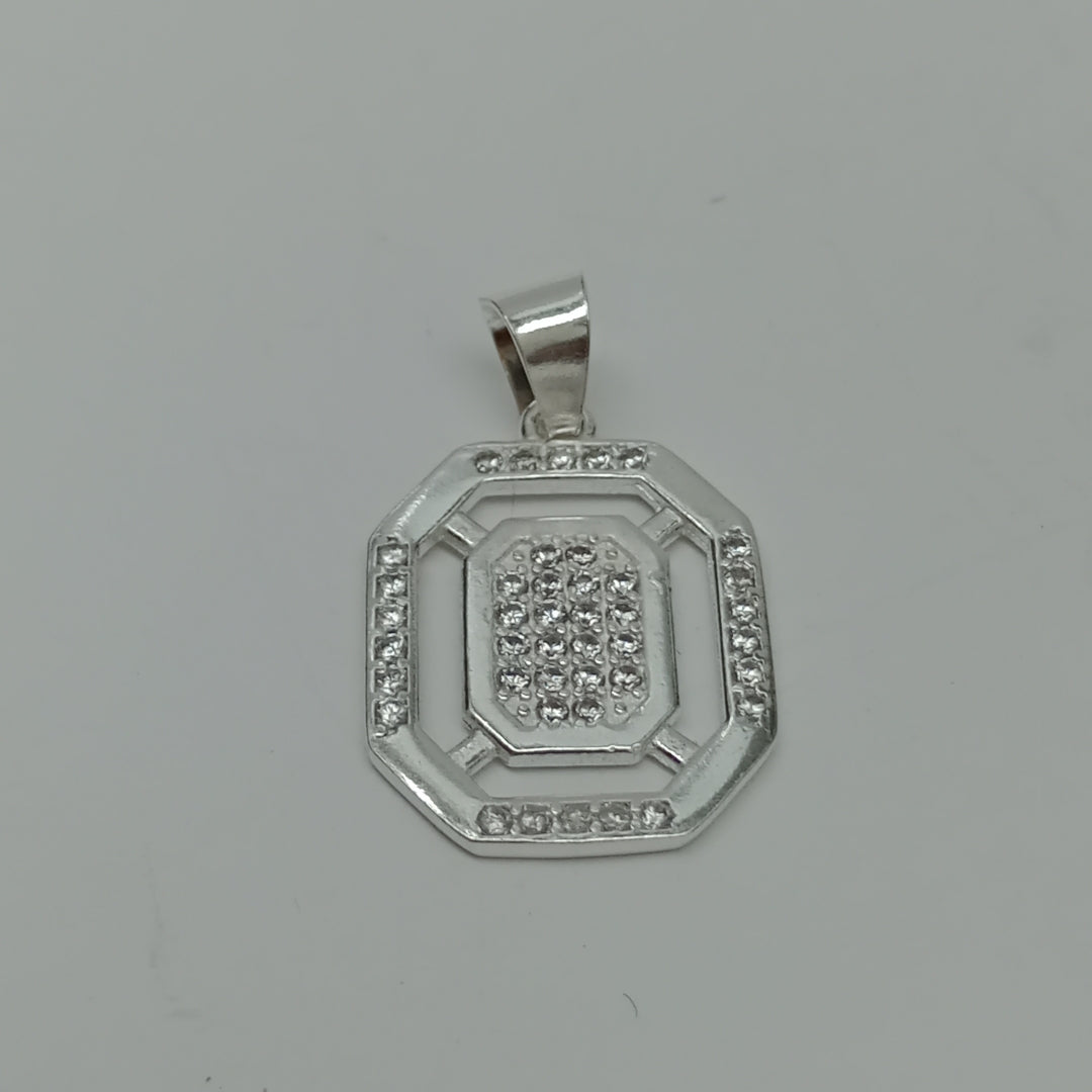 DIJE C/CIRCONIAS PLATA .925 3.5 GR (NUEVO)