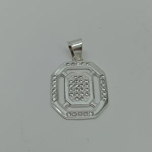 DIJE C/CIRCONIAS PLATA .925 3.5 GR (NUEVO)