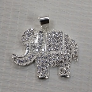 DIJE ELEFANTE C/CIRCONIAS PLATA .925 5.5 GR (NUEVO)
