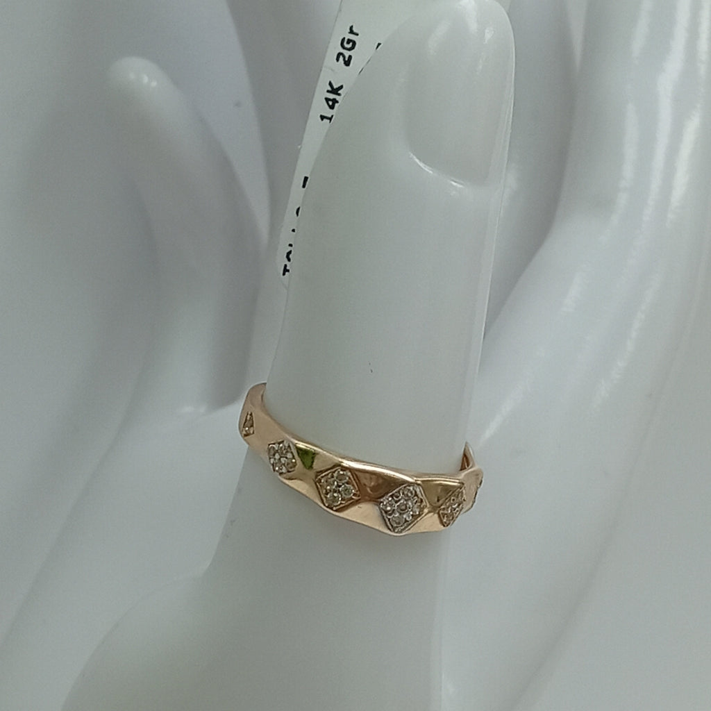 ANILLOS DAMA ORO 14K 2 (NUEVO)