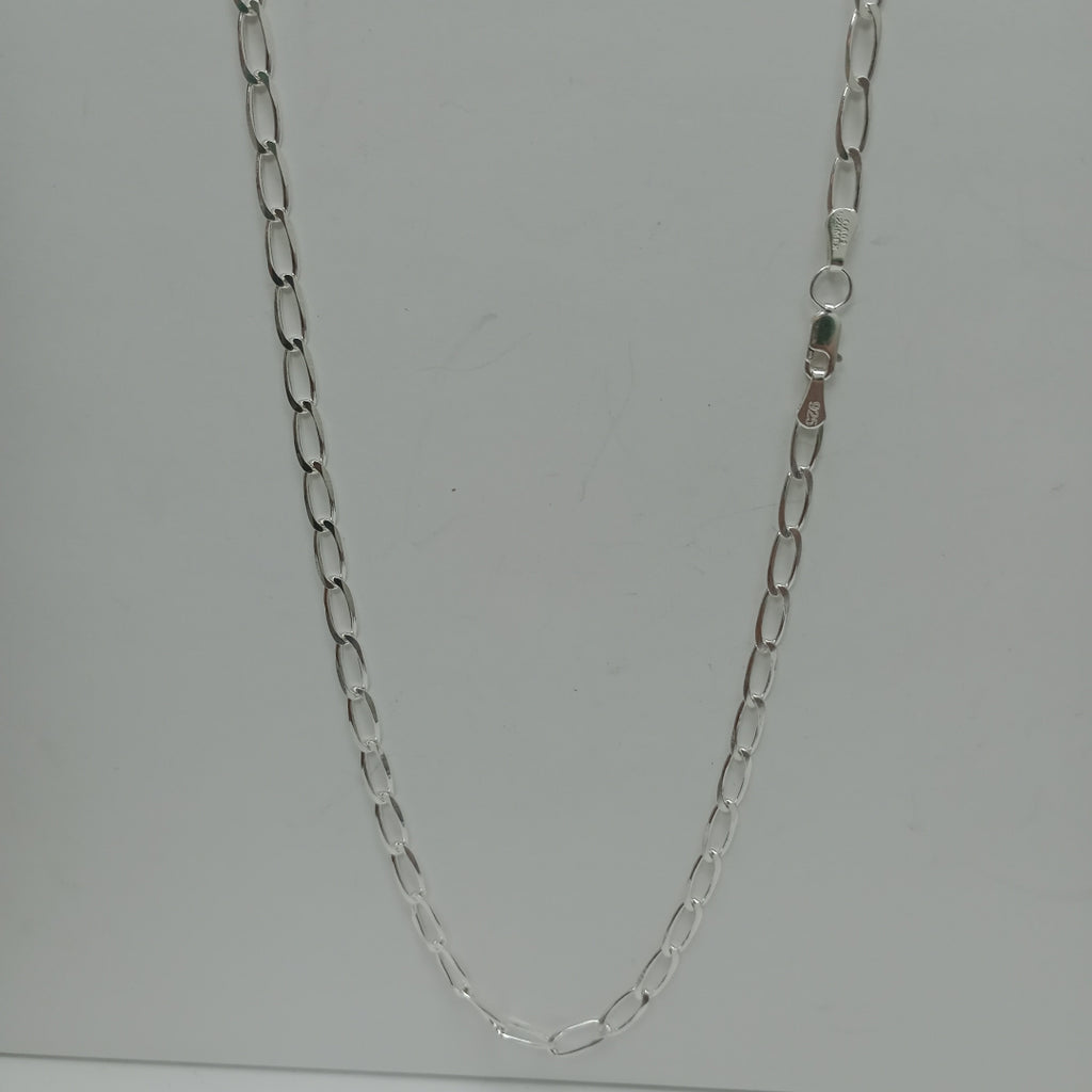 CADENA TEJIDO ESLABONES PLATA .925 55 CM 10 GR (NUEVO)