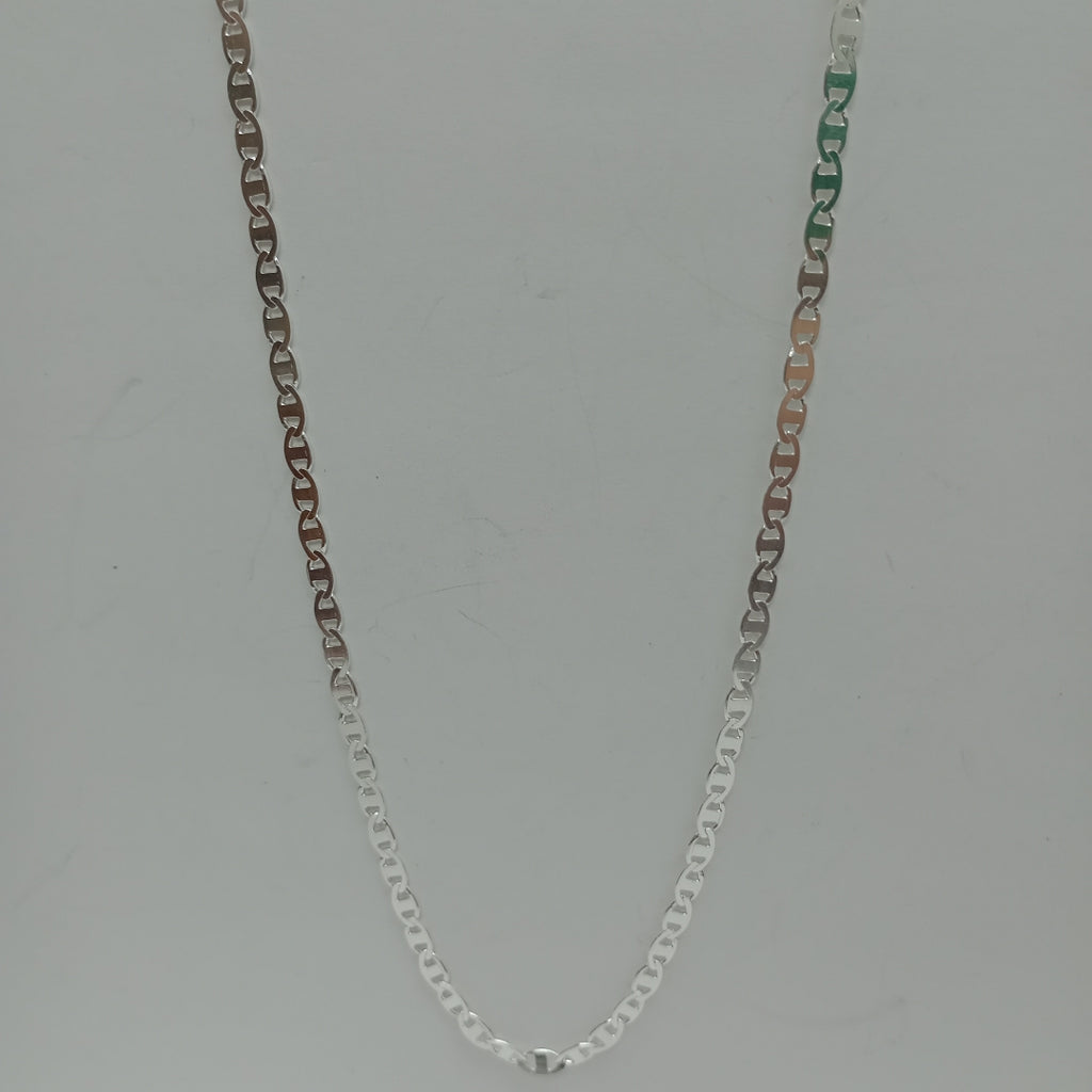 CADENA TEJIDO GUCHI PLATA .925 60 CM 9 GR (NUEVO)