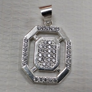 DIJE C/CIRCONIAS PLATA .925 3.5 GR (NUEVO)
