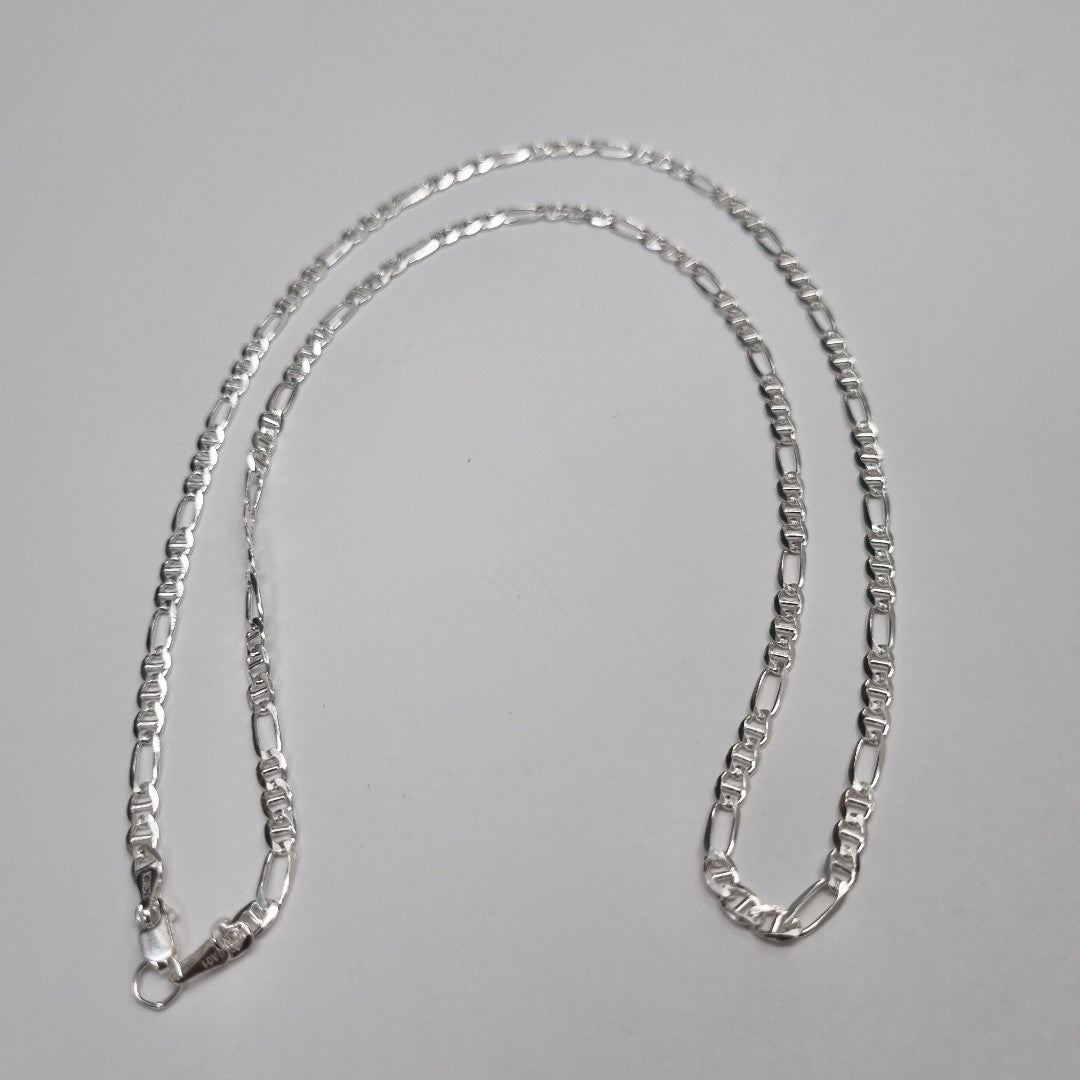 CADENA TEJIDO 3X1 PLATA .925 60 CM 8.2 GR (NUEVO)