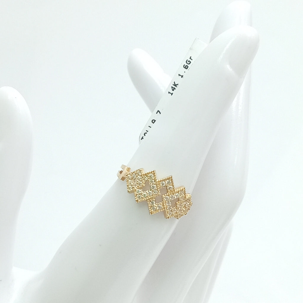ANILLOS DAMA ORO 14K 1.6 (NUEVO)