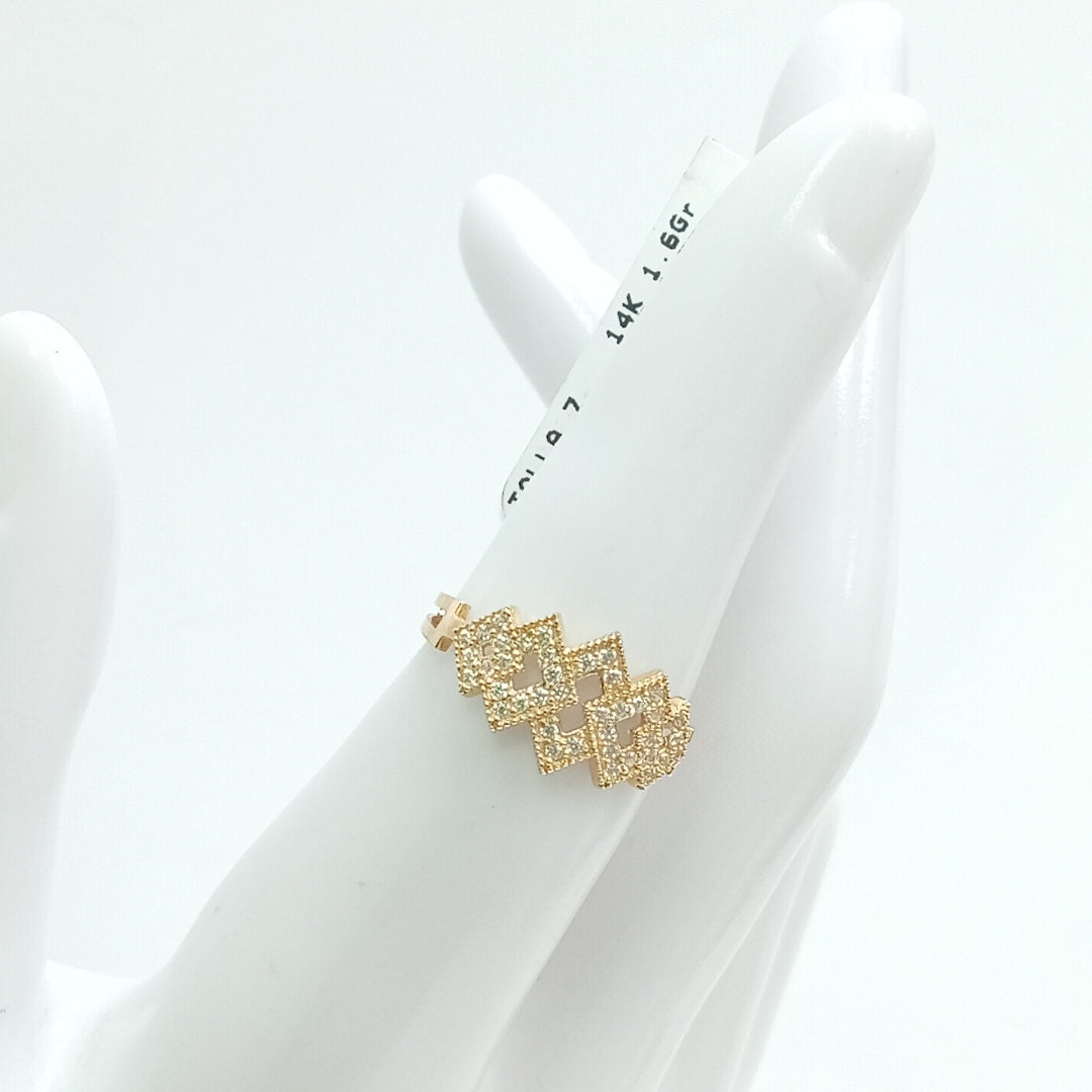 ANILLOS DAMA ORO 14K 1.6 (NUEVO)