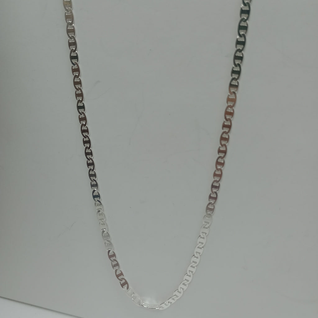 CADENA TEJIDO GUCHI PLATA .925 60 CM 9.4 GR (NUEVO)
