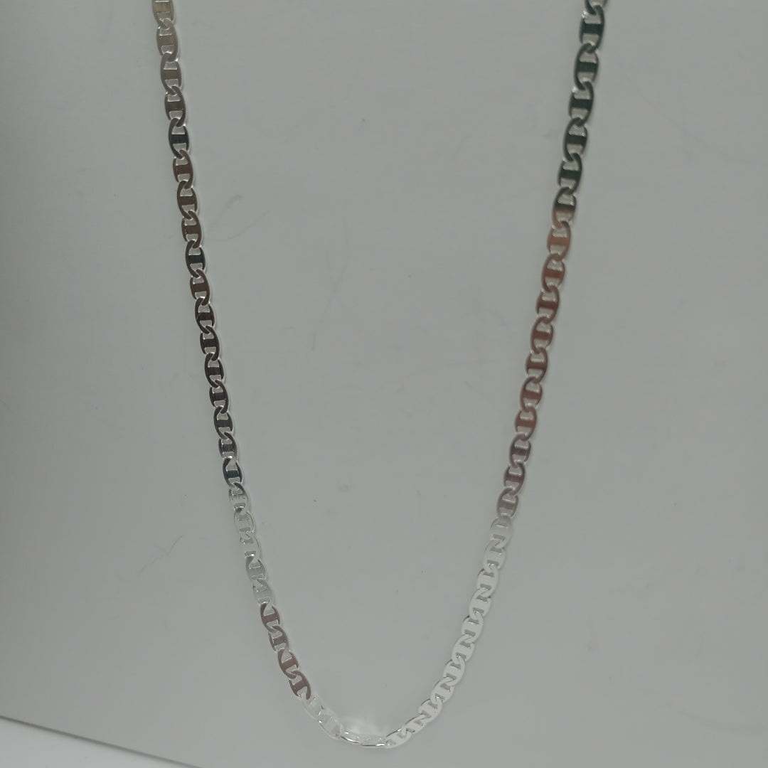 CADENA TEJIDO GUCHI PLATA .925 60 CM 9.4 GR (NUEVO)