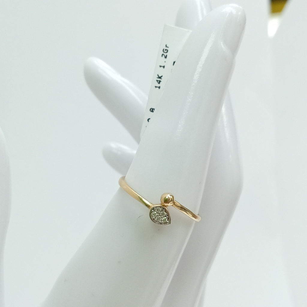 ANILLOS DAMA ORO 14K 1.2 (NUEVO)