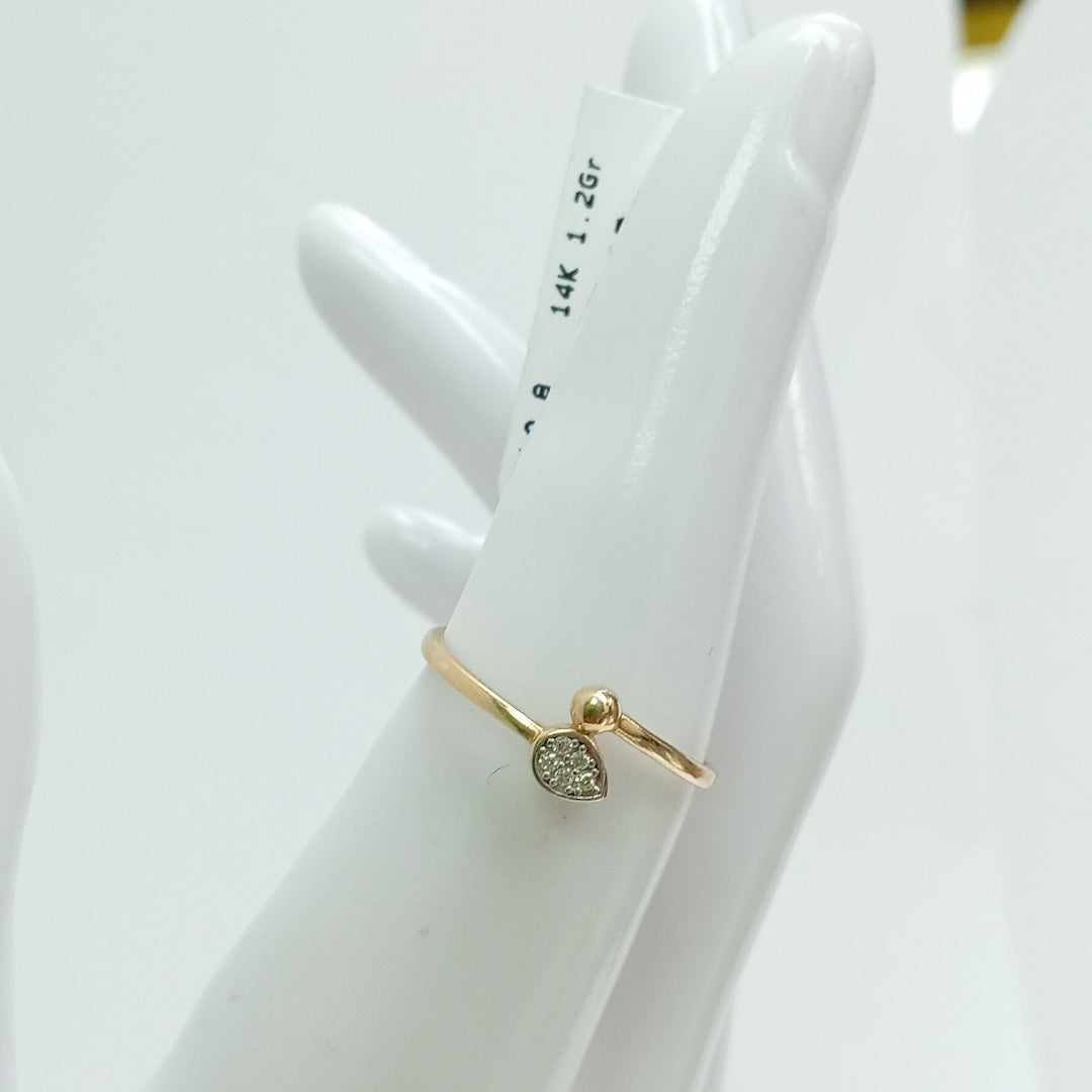 ANILLOS DAMA ORO 14K 1.2 (NUEVO)