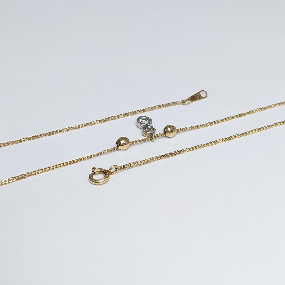 CADENA, DIJE ORO 14 K 3.2 GRMS (SEMINUEVO)
