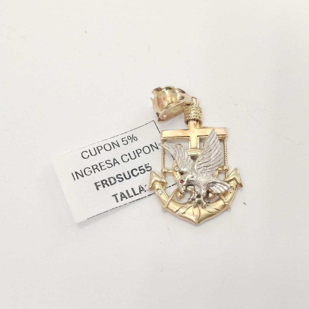 DIJE ORO, ORO BLANCO 14 K 9.9 GRMS (SEMINUEVO)