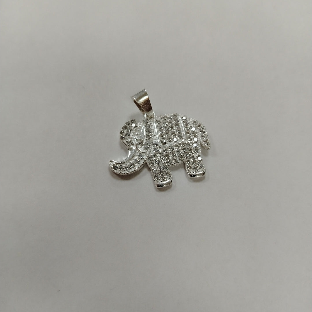 DIJE ELEFANTE C/CIRCONIAS PLATA .925 5.5 GR (NUEVO)