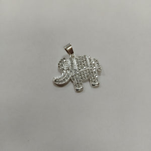 DIJE ELEFANTE C/CIRCONIAS PLATA .925 5.5 GR (NUEVO)