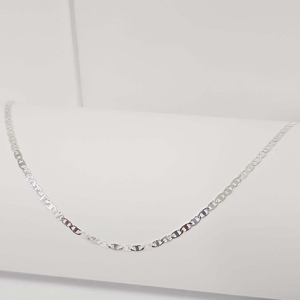 CADENA TEJIDO ESPEJO PLATA .925 60 CM 4.2 GR (NUEVO)