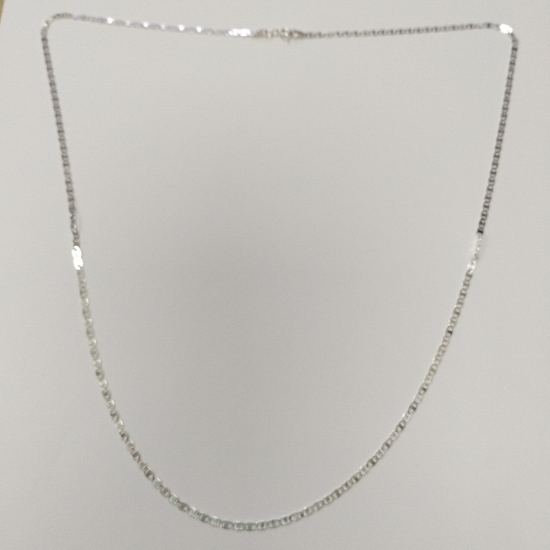 CADENA TEJIDO ESPEJO PLATA .925 60 CM 4.3 GR (NUEVO)