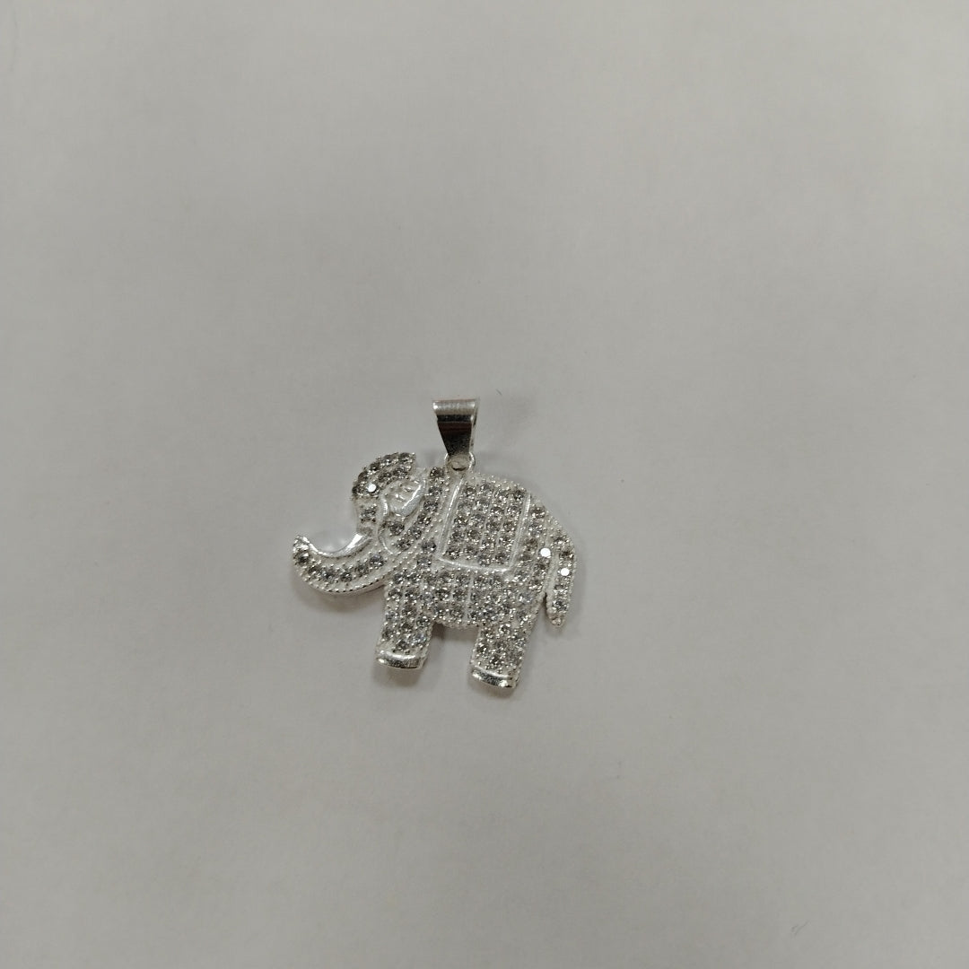 DIJE ELEFANTE C/CIRCONIAS PLATA .925 5.2 GR (NUEVO)