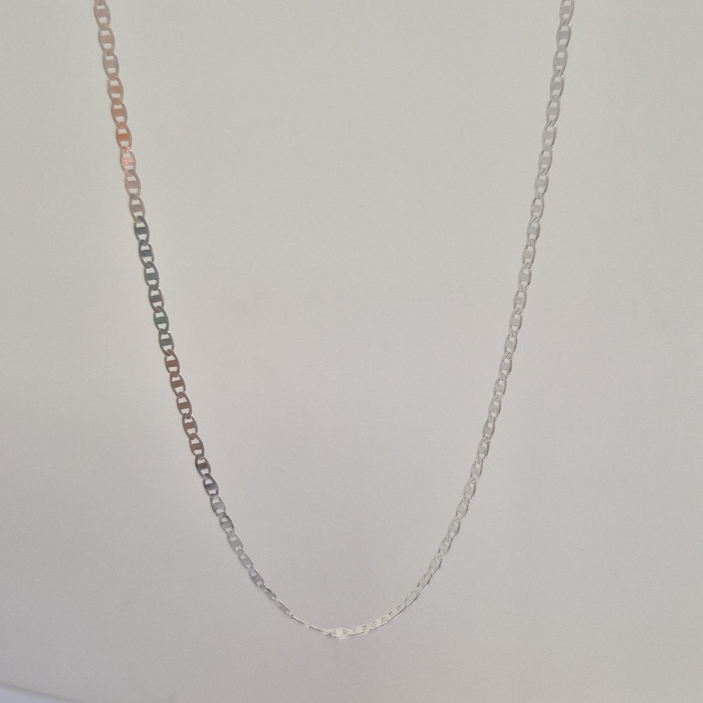 CADENA TEJIDO ESPEJO PLATA .925 60 CM 4.3 GR (NUEVO)