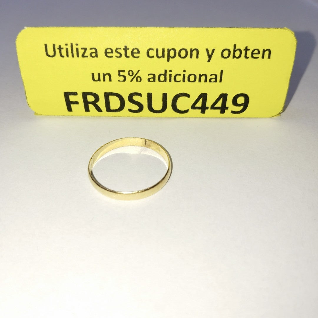 ARGOLLA ORO 14 K 1,80 GRMS (SEMINUEVO)