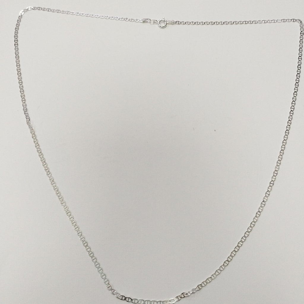 CADENA TEJIDO GUCHI PLATA .925 60 CM 3.7 GR (NUEVO)