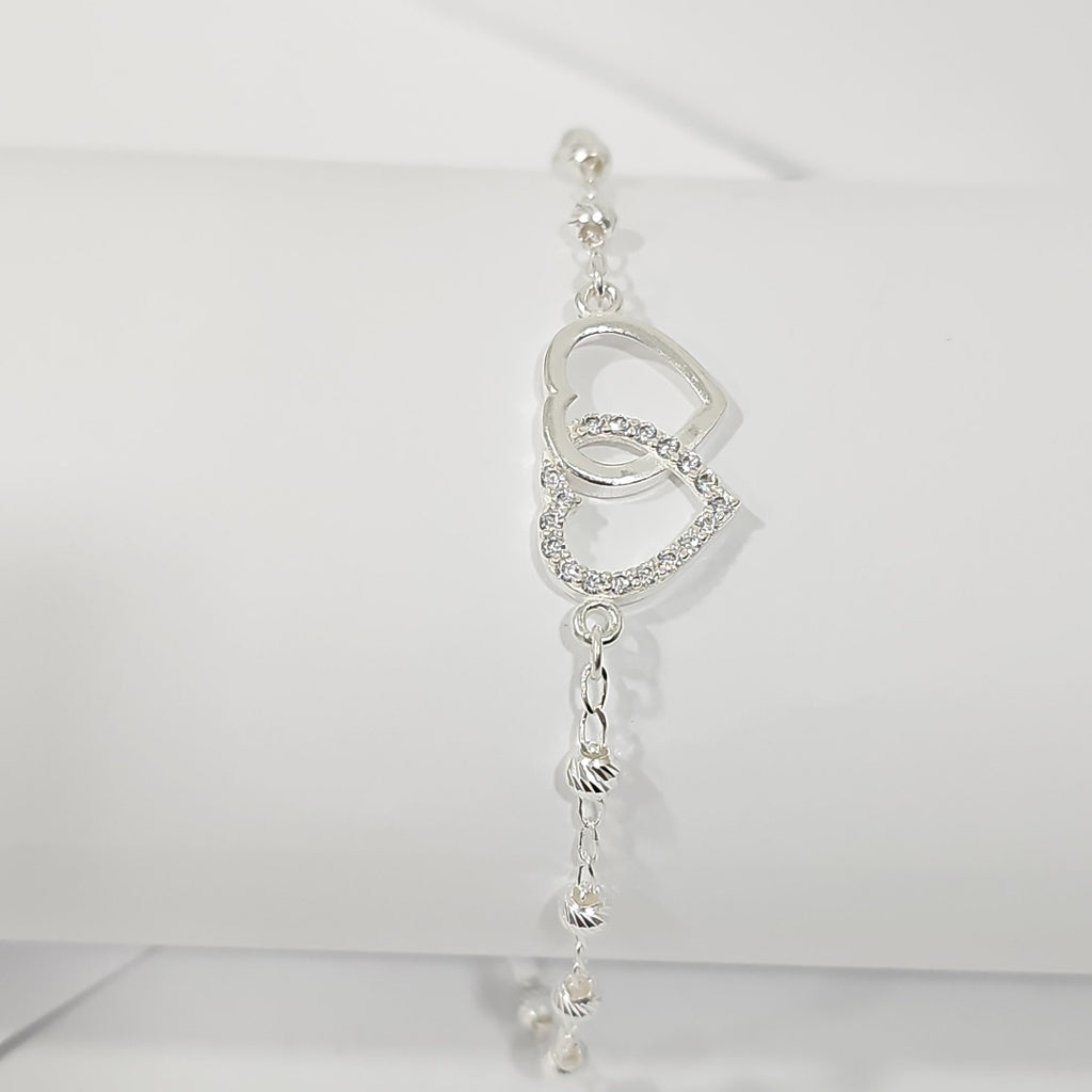PULSERA TEJIDO TEJIDO ESPECIAL PLATA .925 18 CM 4 GR (NUEVO)
