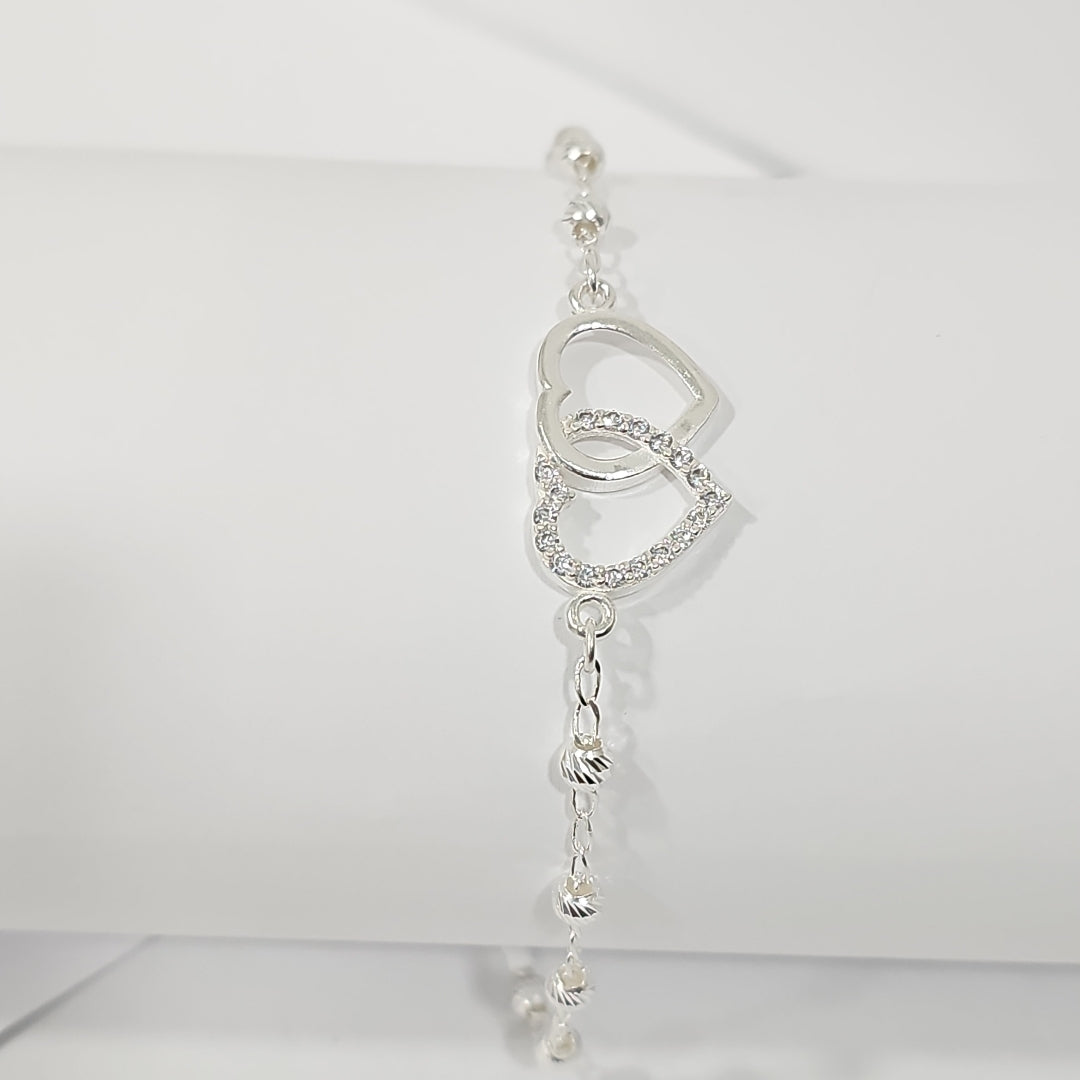 PULSERA TEJIDO TEJIDO ESPECIAL PLATA .925 18 CM 4 GR (NUEVO)