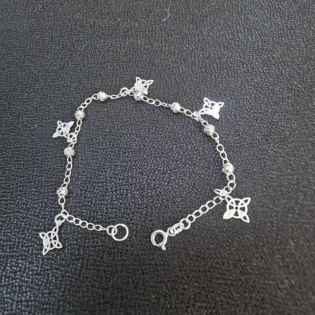 PULSERA TEJIDO ESPECIAL PLATA .925 18 CM 3.3 GR (NUEVO)