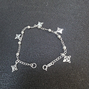 PULSERA TEJIDO ESPECIAL PLATA .925 18 CM 3.3 GR (NUEVO)