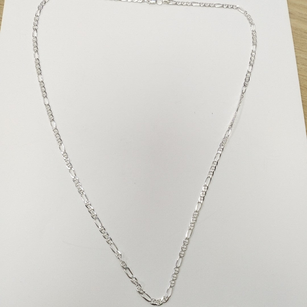 CADENA TEJIDO 3X1 PLATA .925 60 CM 8.3 GR (NUEVO)