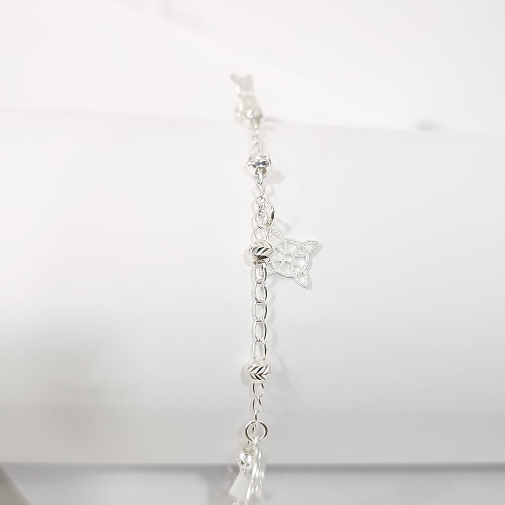 PULSERA TEJIDO ESPECIAL PLATA .925 18 CM 3.1 GR (NUEVO)