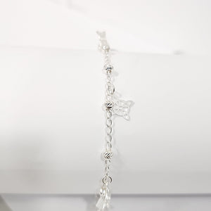 PULSERA TEJIDO ESPECIAL PLATA .925 18 CM 3.1 GR (NUEVO)