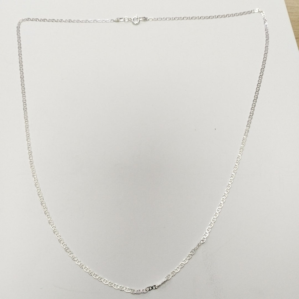 CADENA TEJIDO GUCHI PLATA .925 60 CM 3.8 GR (NUEVO)