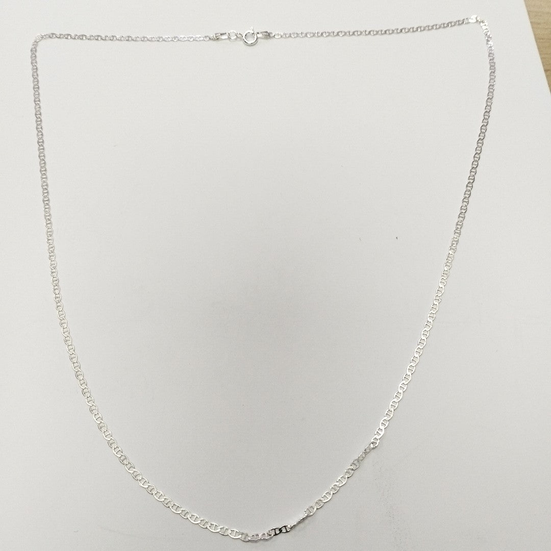 CADENA TEJIDO GUCHI PLATA .925 60 CM 3.8 GR (NUEVO)