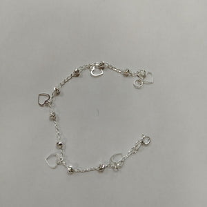 PULSERA TEJIDO ESPECIAL PLATA .925 18 CM 2.7 GR (NUEVO)