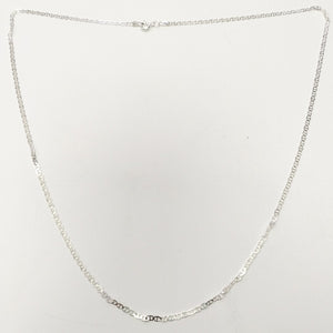 CADENA TEJIDO GUCHI PLATA .925 60 CM 3.7 GR (NUEVO)