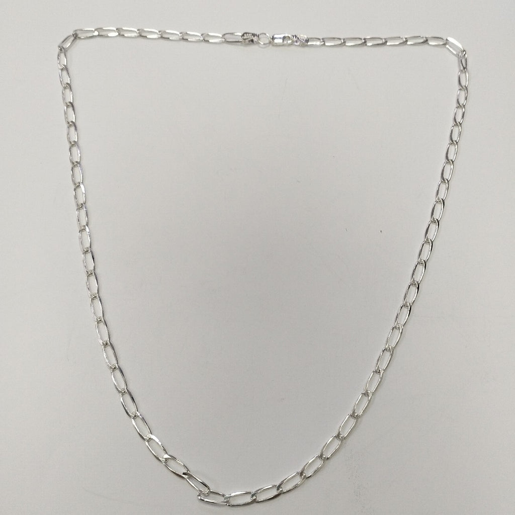 CADENA TEJIDO ESLABONES PLATA .925 55 CM 10 GR (NUEVO)