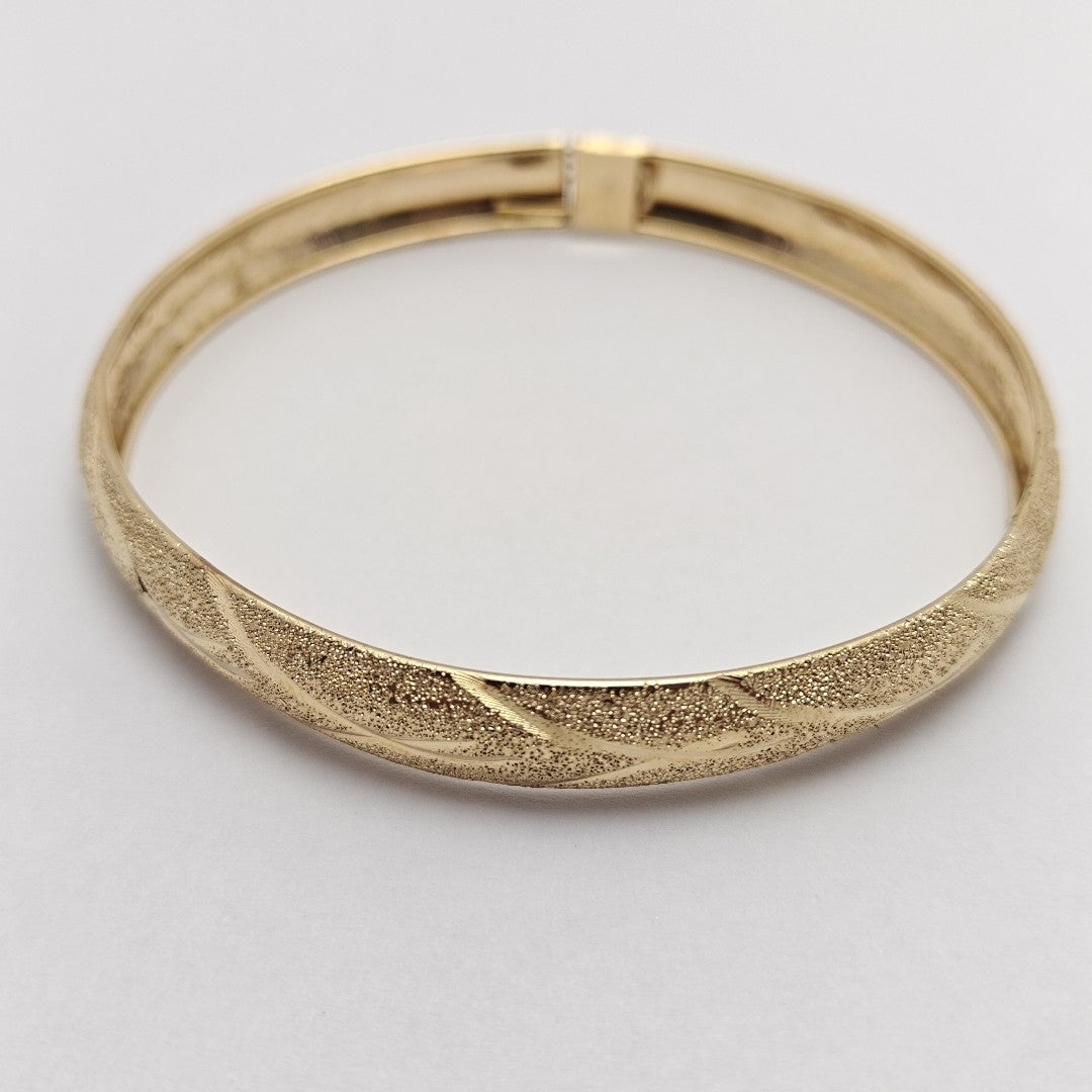 PULSERA RIGIDA ORO 14 K 6.2 GRMS (SEMINUEVO)