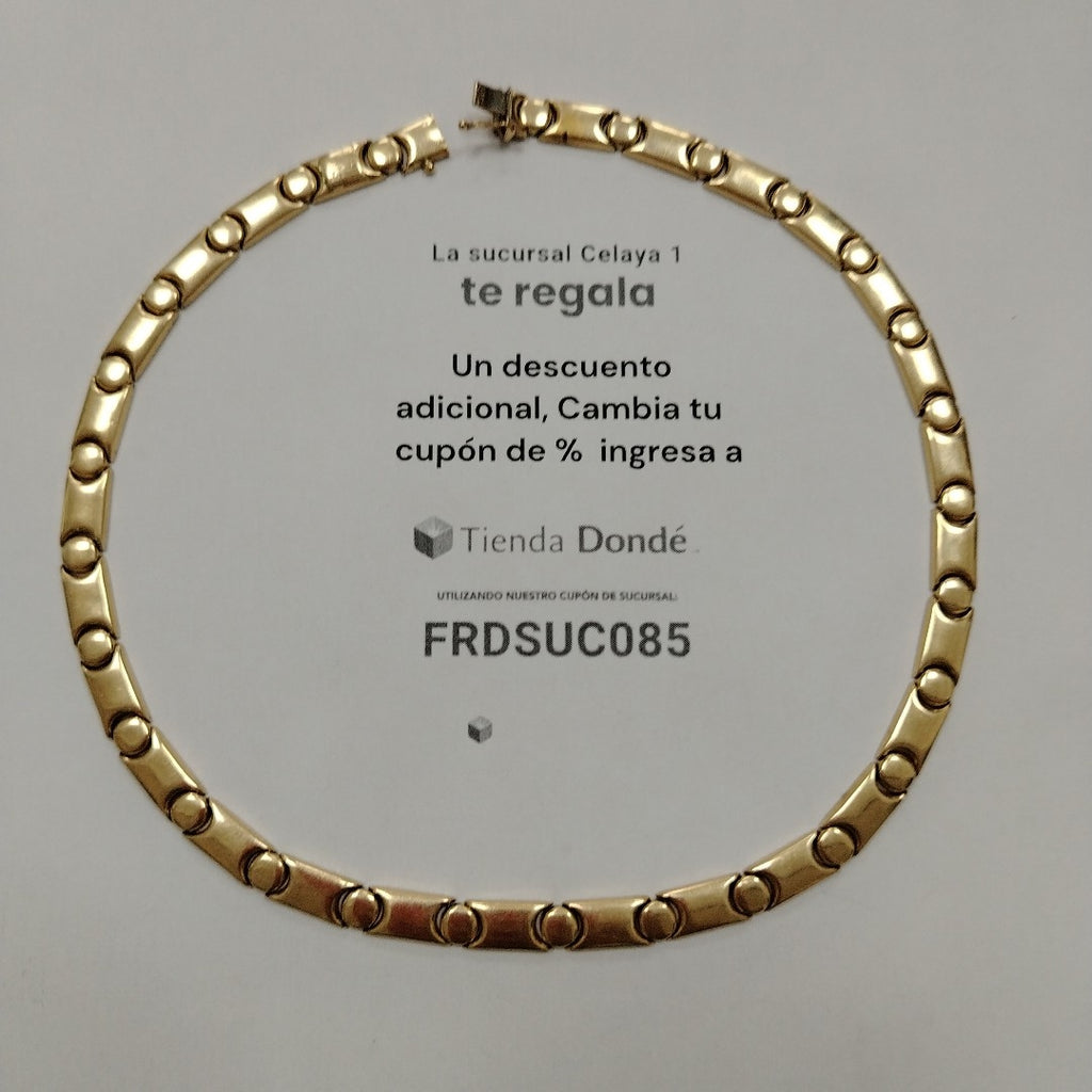 GARGANTILLA ORO 14 K 24,40 GRMS (SEMINUEVO)