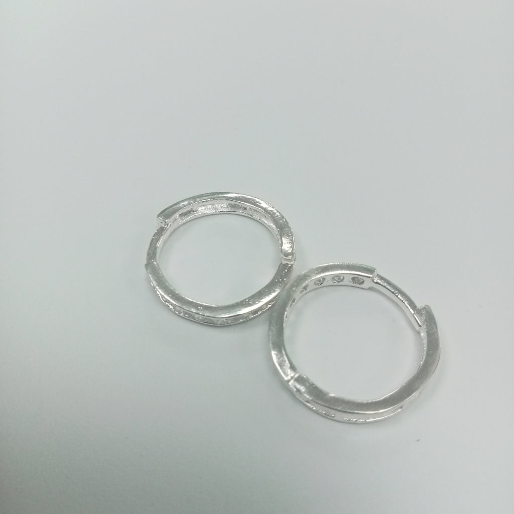 ARRACADAS C/CIRCONIAS PLATA .925 2.1 GR (NUEVO)