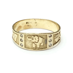 ARGOLLA DE LA SUERTE ORO 14 K 3 GRMS (SEMINUEVO)