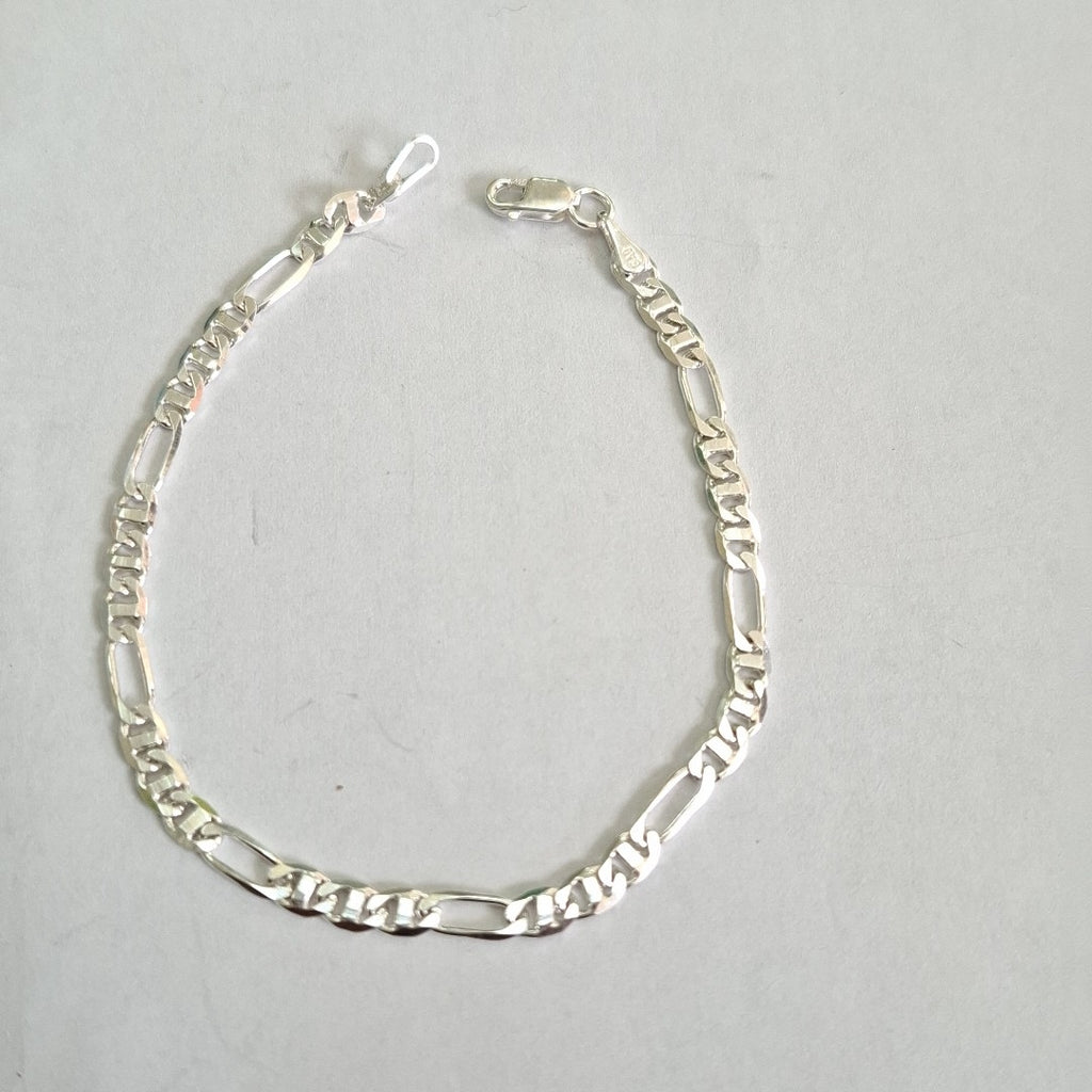 PULSERA TEJIDO 3X1 PLATA .925 16 CM 3 GR (NUEVO)