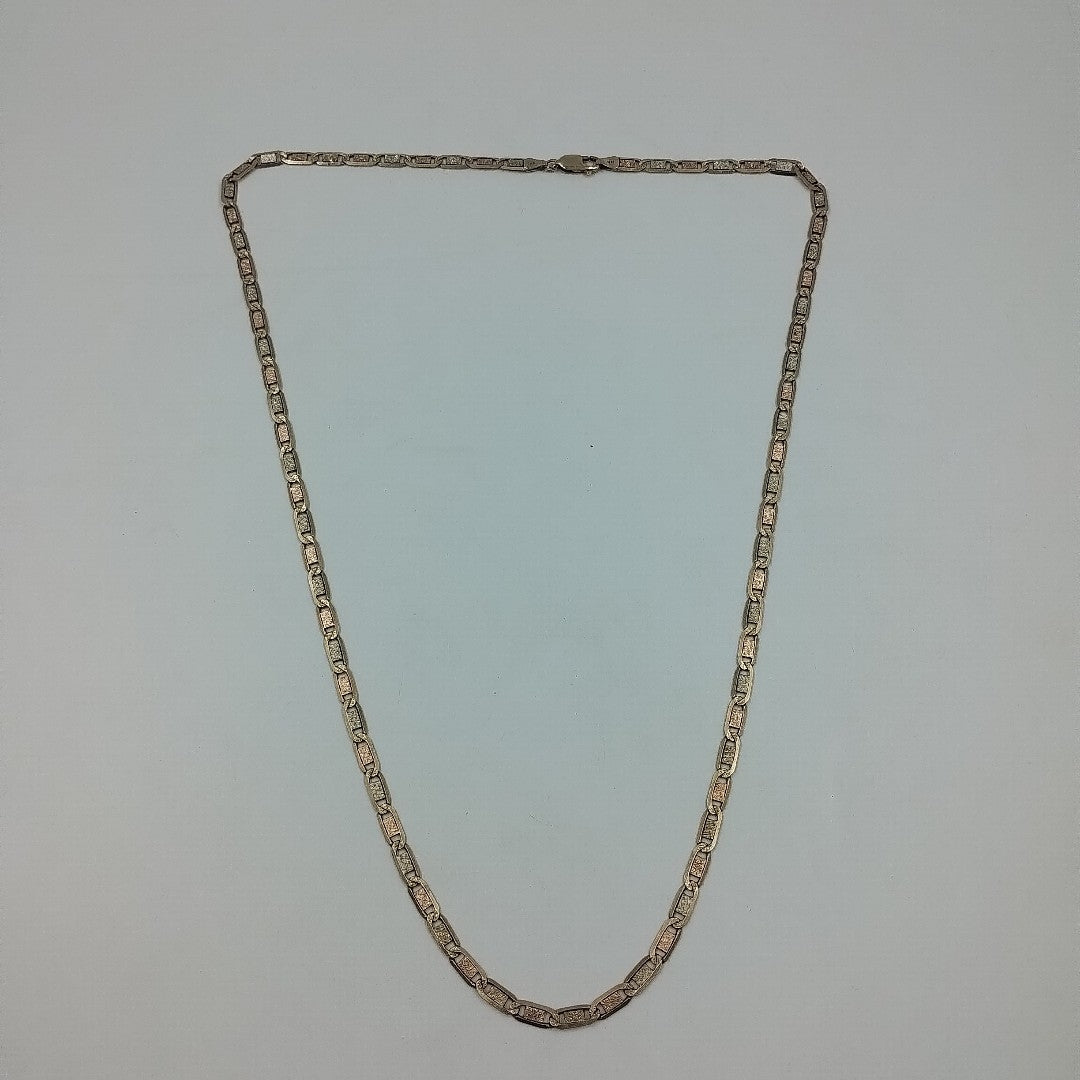 CADENA ORO, ORO COMBINADO 10 K 21.4 GRMS (SEMINUEVO)