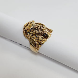 ANILLO ORO 14 K 21 GRMS (SEMINUEVO)