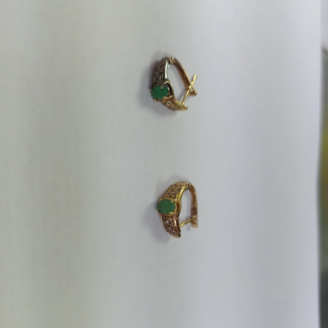 ARETES PAR ORO 8 K 4,00 GRMS (SEMINUEVO)