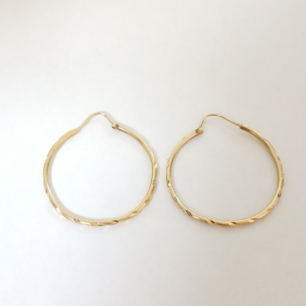 ARRACADAS PAR ORO 14 K 2,20 GRMS (SEMINUEVO)