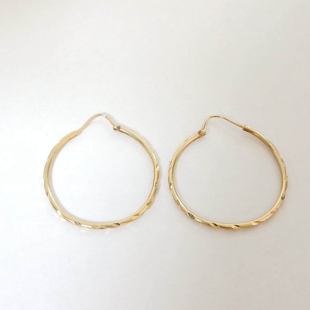 ARRACADAS PAR ORO 14 K 2,20 GRMS (SEMINUEVO)