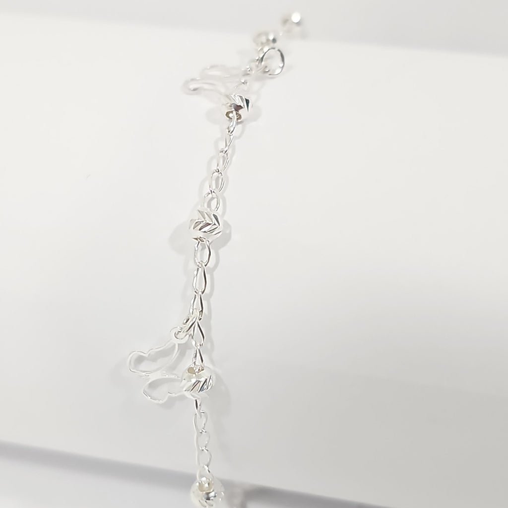 PULSERA TEJIDO ESPECIAL PLATA .925 18 CM 2.8 GR (NUEVO)