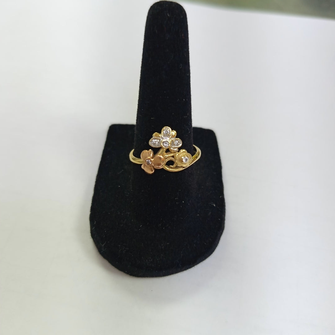 ANILLITO ORO,RODIADO 14 K 2,60 GRMS (SEMINUEVO)