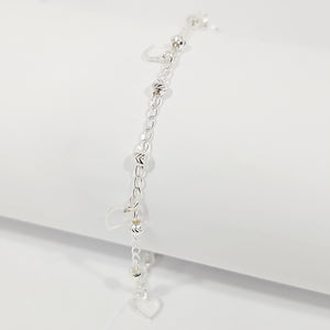 PULSERA TEJIDO ESPECIAL PLATA .925 18 CM 2.6 GR (NUEVO)