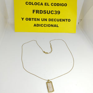 CADENA, DIJE ORO 10 K 2.6 GRMS (SEMINUEVO)